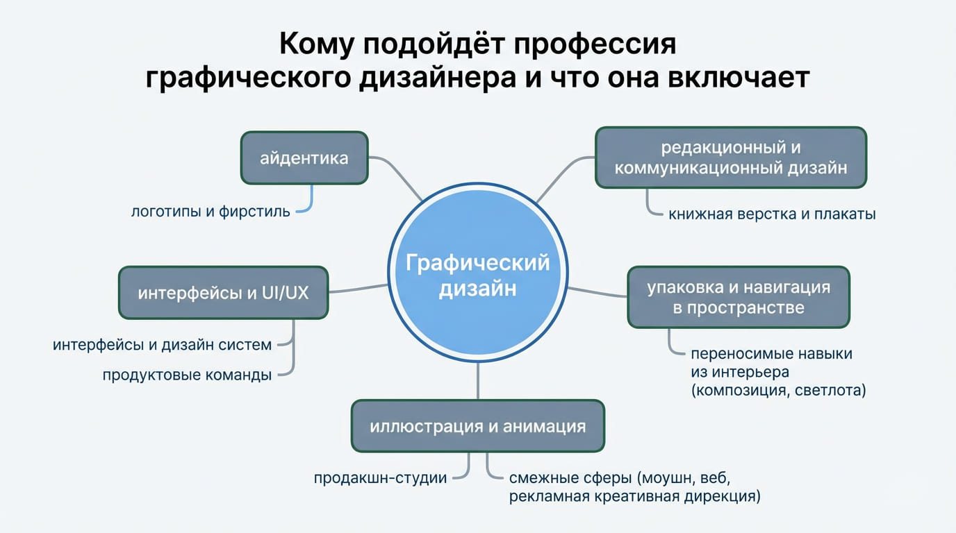 кому подойдет профессия графического дизайнера